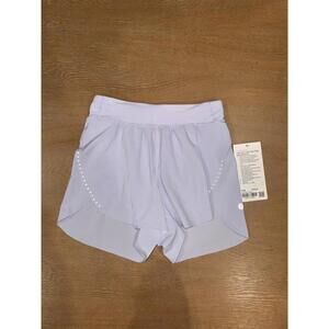 Lululemon Fast and Free High-Rise Classic-Fit Split Short 3" Sz XXS Serene Blue